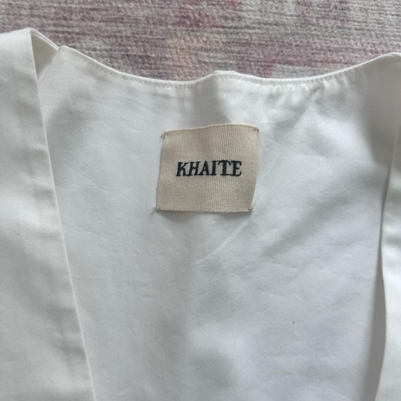 KHAITE Connie Puff-sleeve Cotton Blouse - Picture 5 of 7